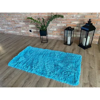 Koberec Plyšový kusový koberec BEST - TYRKYSOVÝ Rozměr koberce: 120x170 cm