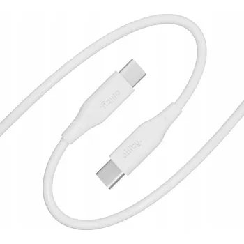 Datový kabel Kabel Allity USB-C - USB-C 1 m bílý