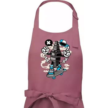 Kuchyňská zástěra Svíčkař - Dámská zástěra na vaření - Univerzální velikost ( Starorůžová )