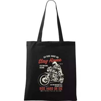 Nákupní taška Go Ride Hard - Taška bavlněná - 42 x 38 cm ( Černá )