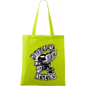 Czech Motorcycle legends - Taška bavlněná - 42 x 38 cm ( Limetková )