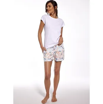 Dámské pyžamo Pyžamové kalhoty Cornette krátké 609 Velikost: L, Vzor: 609018
