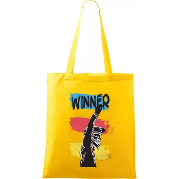 Winner závodník - Taška bavlněná - 42 x 38 cm ( Žlutá )