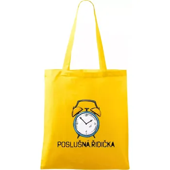 Poslušná řidička - Taška bavlněná - 42 x 38 cm ( Žlutá )