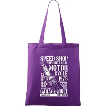 Spark Plug - Taška bavlněná - 42 x 38 cm ( Fialová )