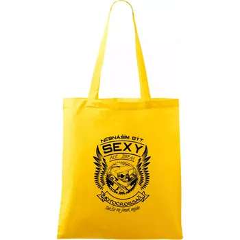 Nesnáším být sexy - motocrossař - Taška bavlněná - 42 x 38 cm ( Žlutá )
