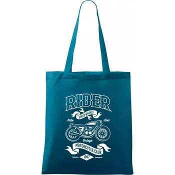 Rider speed wheels - Taška bavlněná - 42 x 38 cm ( Petrolejová )