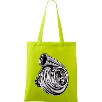Car turbo - Taška bavlněná - 42 x 38 cm ( Limetková )
