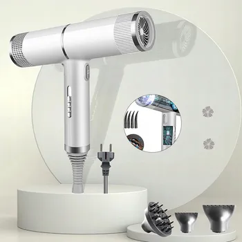 Fén VÝKONNÝ FÉN NA VLASY S IONIZACÍ DIFUZÉR 1000W A 3 NÁSTAVCI