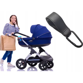 Kočárek Držák na tašku na kočárek Piambo černý