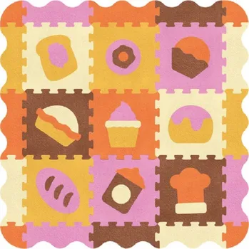 PĚNOVÉ PUZZLE OHRÁDKA PODLOŽKA NA PODLAHU JÍDLO ZMRZLINA