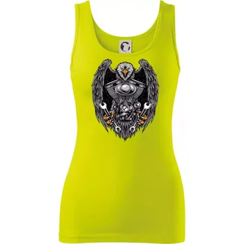 Moto orel - Dámské tílko - XS ( Limetková )