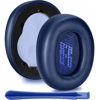 Sluchátka NÁUŠNÍKY HOUBIČKY NÁHRADNÍ POLŠTÁŘKY PRO SLUCHÁTKA JBL LIVE 650 BTNC 660 LIVE650BT TMAVĚ MODRÉ