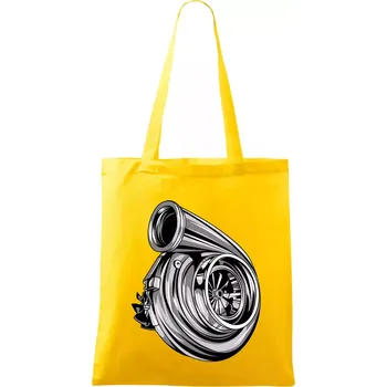 Car turbo - Taška bavlněná - 42 x 38 cm ( Žlutá )