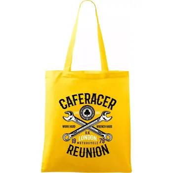 Caferacer Reunion - Taška bavlněná - 42 x 38 cm ( Žlutá )