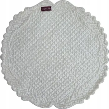 prostírání Prostírání 42 cm KOŁO sametové KRÉMOVÉ INSPIRACE