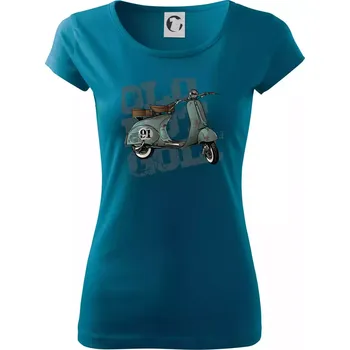 Scooter olive - Dámské triko Pure - S ( Petrolejová )