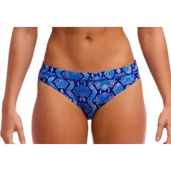 Dámské plavky Bikini - Spodní díl plavek Funkita Sports Brief Blue Viper 12 (UK34) M