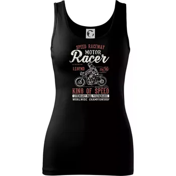 Dámské oblečení Motor Racer - Dámské tílko - S ( Černá )