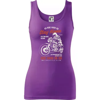Dámské oblečení Go Ride Hard - Dámské tílko - S ( Fialová )
