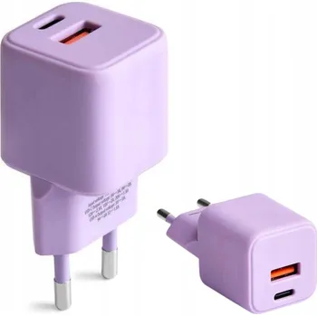 COLORUM USB-A + USB-C PD 30W síťová nabíječka CLS30-AC-09 xLavenda