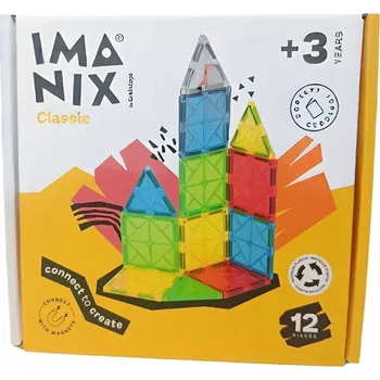 ostatní stavebnice Imanix magnetické stavebnice CLASSIC 12 dílků 350013