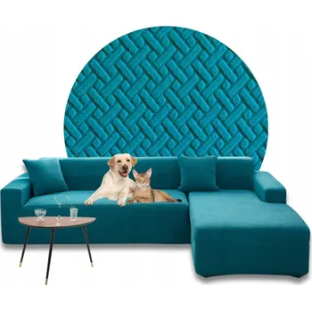 Napínací potah Potah na pohovku (kanape) Domidekor modrý