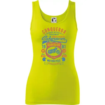 Dámské tričko Conqueror Speedway - Dámské tílko - M ( Limetková )