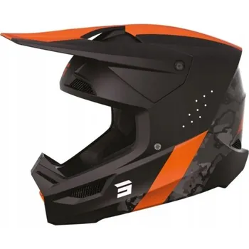 Helma na motorku MOTOCROSSOVÁ PŘILBA ENDURO QUAD SHOT ORANGE MATNÁ M