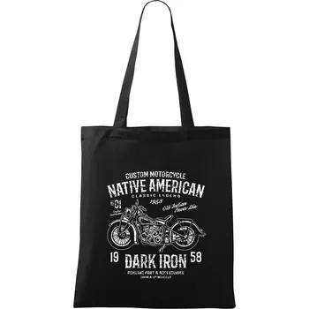 Dark Iron - Taška bavlněná - 42 x 38 cm ( Černá )