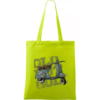 Scooter olive - Taška bavlněná - 42 x 38 cm ( Limetková )