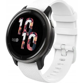 Řemínek na hodinky Bílý řemínek MoKo pro Garmin