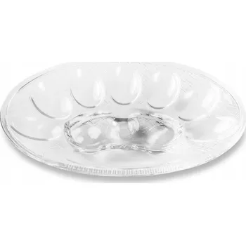 Talíř Skleněný talíř na vejce Jasło 26 cm