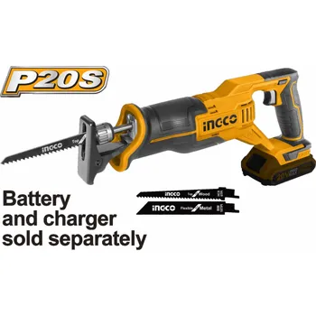 Pila ocaska Ingco CRSLI1152 aku pila ocaska bez baterie a nabíječky