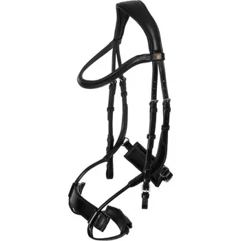 Uzdečka EQUESTRO Comfitec s anatomickým nánosníkem černá COB