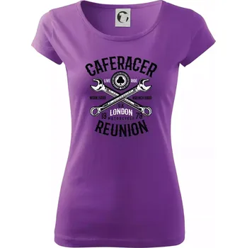 Dámské tričko Caferacer Reunion - Dámské triko Pure - XS ( Fialová )