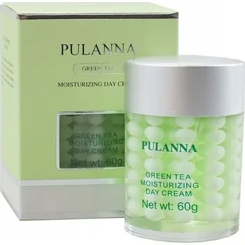Pleťový krém Víceúčelový pleťový krém Pulanna Green Tea na den 60 ml
