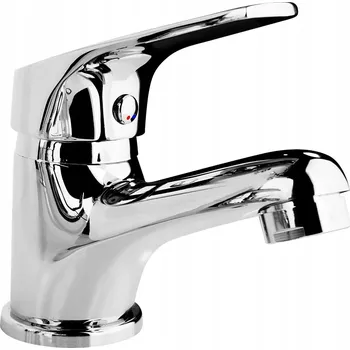 Vodovodní baterie Stojánková umyvadlová baterie KFA Armatura stříbrná