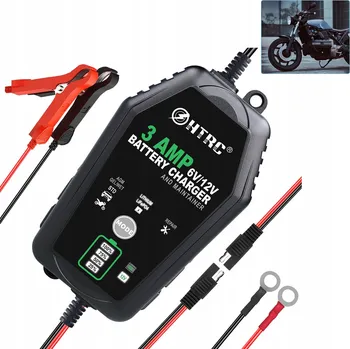 AUTOMATICKÁ INTELIGENTNÍ NABÍJEČKA AKUMULÁTORŮ LCD 6V 12V 3A