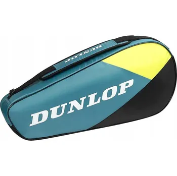 Tenisová taška Tenisová taška na rakety DUNLOP SX CLUB 3 RACKET BAG TEAL