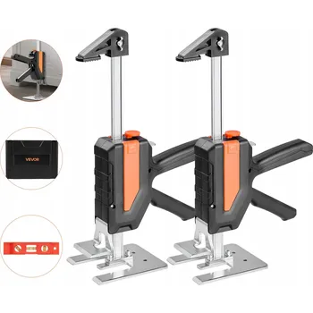 zvedák Zvedák nábytku 2 ks s dvojitým spouštěcím režimem a třícestnou magnetickou vodováhou