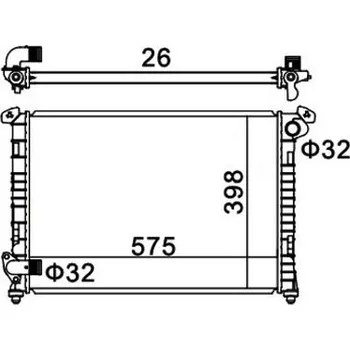 Chladič motoru Chladič, chlazení motoru HART 611 966