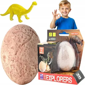 Figurka Dinosaurus rostoucí ve vejci, líhne se z vejce a roste, sada 12 ks, 4 barvy