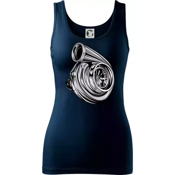 Dámské tričko Car turbo - Dámské tílko - XL ( Námořní modrá (velmi tmavá - téměř černá) )