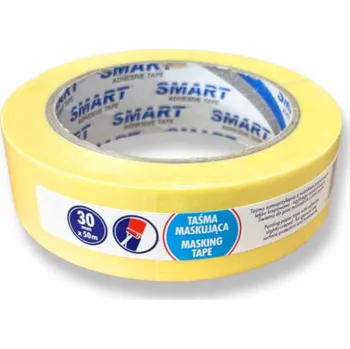 Lepicí páska Maskovací papírová malířská páska žlutá SMART 30 mm x 50 m