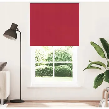 Roleta Zatemňovací roleta červená 140x210 cm, šířka látky 136,6 cm
