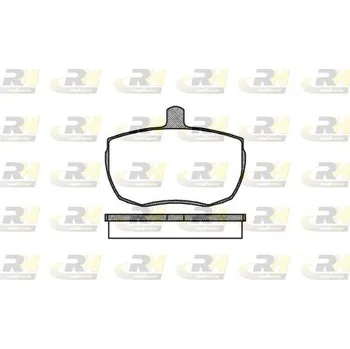 Brzdová destička Sada brzdových destiček, kotoučová brzda ROADHOUSE 2056.00