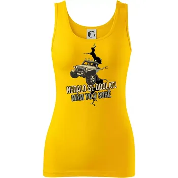 Dámské tričko Nedalo se odolat, mám to v sobě offroad - Dámské tílko - S ( Žlutá )