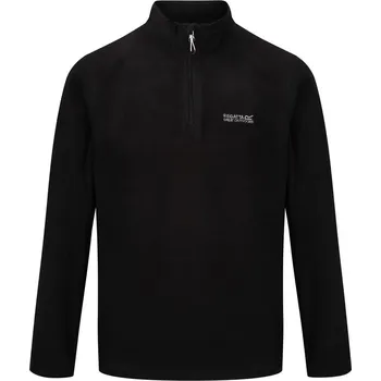 Pánská mikina REGATTA Pánská fleecová mikina na zip 4XL ČERNÁ