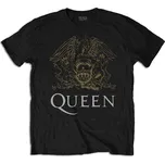 Tričko Queen Černo Zlaté Velikost: L